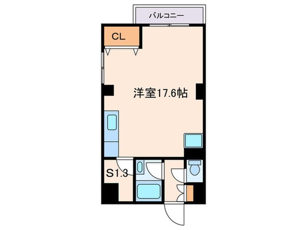 シェルボーンＢの物件間取画像